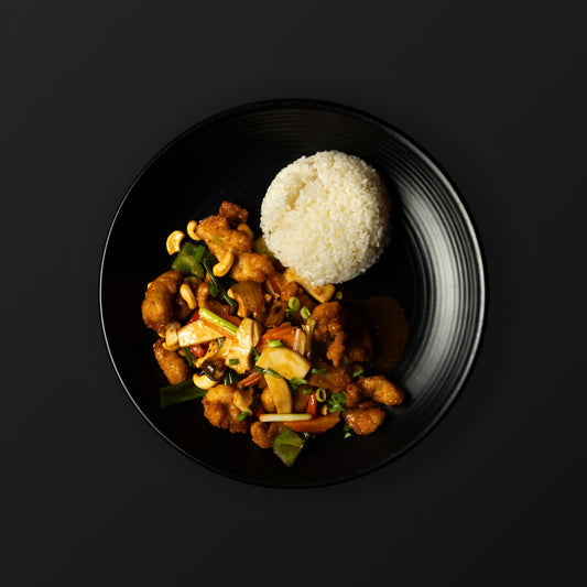 Pad Med Mamuang 🌶️ - Chicken Fritters