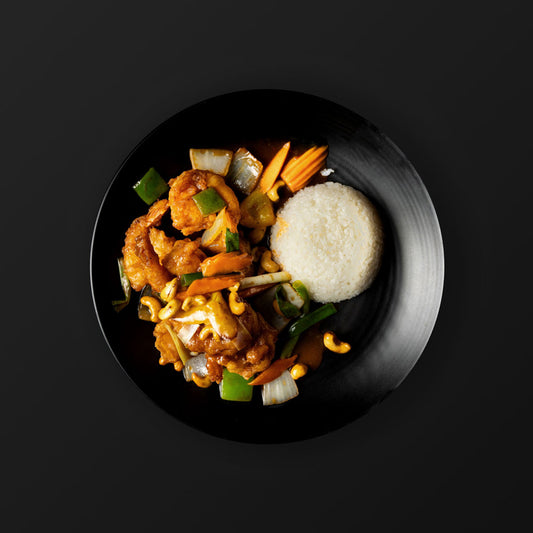 Pad Med Mamuang 🌶️ - Black Tiger shrimp fritters