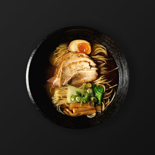 Shoyu Ramen - Braised pork - Black garlic flavor ♥️