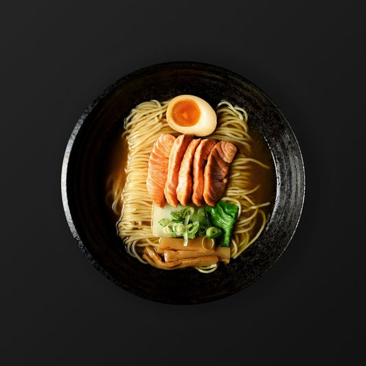 Shoyu Ramen - Grilled salmon - Young onion flavor