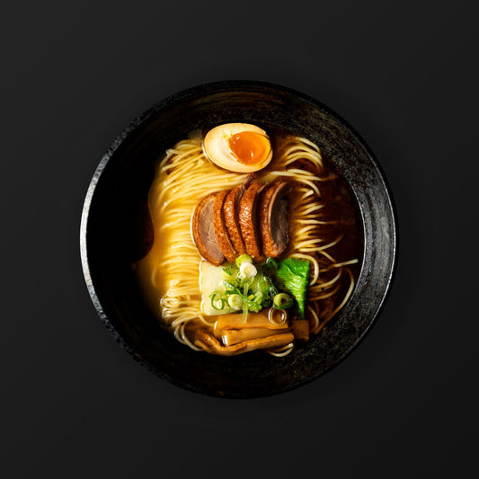 Shoyu Ramen - Peking duck - Black garlic flavor ♥️