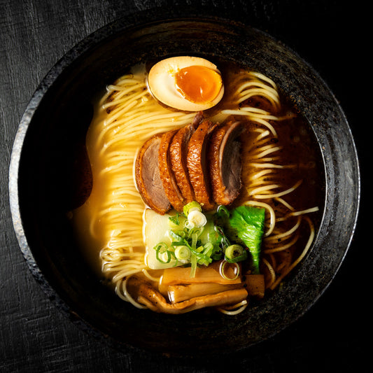 Shoyu Ramen - Peking duck - Black garlic flavor ♥️