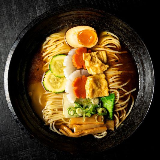 Shoyu Ramen - Tofu - Black garlic flavor