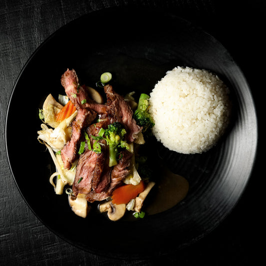 Yasai Itame - Beef rib steak